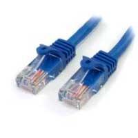 CABLE DE 5M DE RED ETHERNET CAT5E RJ45 SIN TRABA SNAGLESS - AZUL - STARTECH.COM MOD. 45PAT5MBL 45PAT5MBL