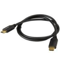 CABLE HDMI PREMIUM DE ALTA VELOCIDAD CON ETHERNET - 4K 60HZ - 1M - CABLE HDMI CERTIFICADO PREMIUM - HDMI 2.0 - STARTECH.COM MOD. HDMM1MP HDMM1MP