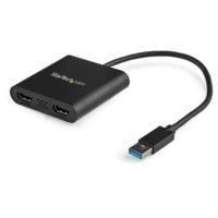ADAPTADOR DE VIDEO EXTERNO USB 3.0 A 2 PUERTOS HDMI 4K PARA 2 PANTALLAS - STARTECH.COM MOD. USB32HD2 USB32HD2