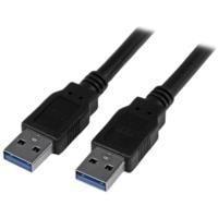 StarTech.com Cable USB 3.0 SuperSpeed A Macho - A Macho, 1.8 Metros, Negro