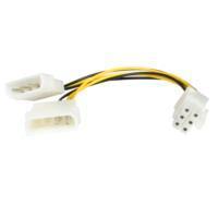 CABLE DE 15CM ADAPTADOR DE ALIMENTACIÃ“N LP4 MOLEX A PCI EXPRESS DE 6 PINES PARA TARJETA DE VIDEO - STARTECH.COM MOD. LP4PCIEXADAP LP4PCIEXADAP