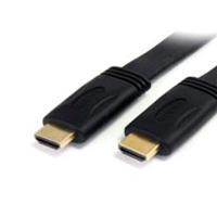 CABLE HDMI DE ALTA VELOCIDAD CON ETHERNET 3M PLANO -2X HDMI MACHO - ULTRA HD 4K X 2K - NEGRO - STARTECH.COM MOD. HDMIMM10FL HDMIMM10FL