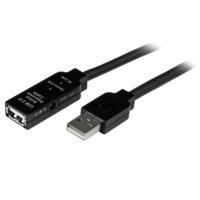 CABLE DE EXTENSIÃ“N ALARGADOR DE 15M USB 2.0 HI SPEED ALTA VELOCIDAD ACTIVO AMPLIFICADO - MACHO A HEMBRA USB A - NEGRO - STARTECH.COM MOD. USB2AAEXT15M USB2AAEXT15M