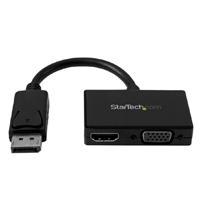 ADAPTADOR DP DE AUDIO/VIDEO PARA VIAJES - CONVERTIDOR DISPLAYPORT A HDMI O VGA COMPATIBLE CON THUNDERBOLT 1920X1200 - STARTECH.COM MOD. DP2HDVGA DP2HDVGA
