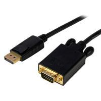 CABLE 1.8M DE VIDEO ADAPTADOR CONVERTIDOR DISPLAYPORT DP A VGA - ACTIVO - 1080P - NEGRO - STARTECH.COM MOD. DP2VGAMM6B DP2VGAMM6B
