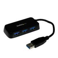 ADAPTADOR CONCENTRADOR HUB  USB 3.0 SUPER SPEED 4 PUERTOS SALIDAS PORTÃ¡TIL PARA LAPTOP COMPUTADORA - NEGRO - STARTECH.COM MOD. ST4300MINU3B ST4300MINU3B