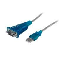 CABLE ADAPTADOR USB A SERIE RS232 DE 1 PUERTO SERIAL DB9 - MACHO A MACHO - CONVERSOR COMPATIBLE CON WINDOWS 8 - STARTECH.COM MOD. ICUSB232V2 ICUSB232V2