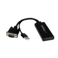 ADAPTADOR VGA A HDMI CON AUDIO Y ALIMENTACIÃ³N USB Â– CONVERTIDOR VGA A HDMI PORTÃ¡TIL Â– 1080 P - STARTECH.COM MOD. VGA2HDU VGA2HDU
