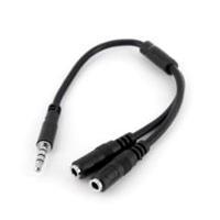 ADAPTADOR DE DIADEMA MINI-JACK 3.5MM 4 PINES A CONECTORES SEPARADOS DE AUDÃ­FONOS Y DE MICRÃ³FONO - M A 2XH - STARTECH.COM MOD. MUYHSMFF MUYHSMFF