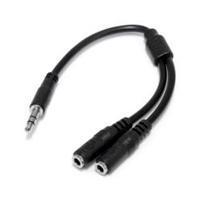 ADAPTADOR DIVISOR DE CABLE ESTÃ©REO PARA AUDÃ­FONOS - CABLE SPLITTER DELGADO EN Y DE 3.5MM MACHO A 2X HEMBRA - STARTECH.COM MOD. MUY1MFFS MUY1MFFS