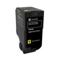 TONER LASER LEXMARK / COLOR AMARILLO / ALTO RENDIMIENTO / NP: 74C4HY0 / HASTA 12,000 PAGINAS / PARA MODELOS CS725DE 74C4HY0