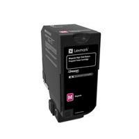 TONER LASER LEXMARK / COLOR MAGENTA / NP: 74C4HM0 / ALTO RENDIMIENTO / HASTA 12,000 PAGINAS / PARA MODELOS CS725DE 74C4HM0