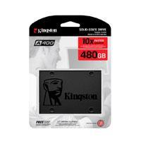 UNIDAD DE ESTADO SOLIDO SSD KINGSTON A400 480GB 2.5 SATA3 7MM LECT.500/ESCR.450MBS SA400S37/480G