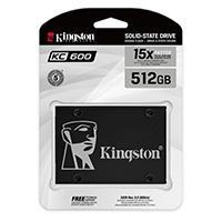 UNIDAD DE ESTADO SOLIDO SSD KINGSTON KC600 512GB 2.5 SATA3 7MM LECT.550/ESCR.520MBS SKC600/512G