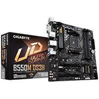 MB GIGABYTE B550 AMD S-AM4 3A GEN/4XDRR4 3200MHZ/PCIE 4.0/HDMI/DVI/4XUSB 3.2/M.2/MICRO ATX/GAMA MEDIA B550M DS3H