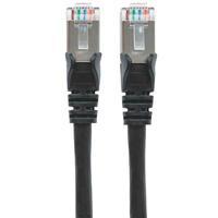 CABLE DE RED PATCH CAT 6A,  7.6M(25.0F) S/FTP NEGRO 741569