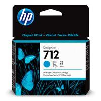 CARTUCHO DE TINTA HP DESIGNJET 712 DE 29 ML,CIAN (3ED67A) 3ED67A