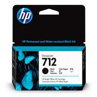 CARTUCHO DE TINTA HP DESIGNJET 712 DE 38 ML, NEGRO (3ED70A) 3ED70A