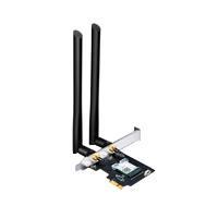 TARJETA ADAPTADOR PCI EXPRESS BLUETOOTH WI-FI DE BANDA DUAL AC1200 VELOCIDAD: 867 MBPS A 5 GHZ + 300 MBPS A 2,4 GHZ SPEC: 2 ANTENAS EXTERNAS DE ALTA GANANCIA FUNCIÓN: BLUETOOTH 4.2 ARCHER T5E