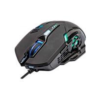 RATóN óPTICO PARA JUEGOS CON CABLE USB-A, CON SEIS BOTONES Y RUEDA DE DESPLAZAMIENTO, AMBIDIESTRO, ILUMINACIóN LED DE COLORES, NEGRO 179256