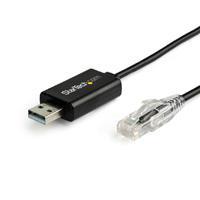 ADAPTADOR USB DE 1.8M PARA CONSOLA CISCO - 460KBPS - ADAPTADOR USB A RJ45 COMPATIBLE CON WINDOWS®, MAC AND LINUX® - M/M - STARTECH.COM MOD. ICUSBROLLOVR ICUSBROLLOVR