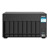 NAS QNAP TS-832PX-4G/ 8 BAHIAS SATA HDD DE 3,5/ NUCLEO CUADRUPLE 1.7GHZ/4GB DDR4 SODIMM AMPLIABLE A 16GB/2 PTO 2,5 GBE /2 PTO 10 GBE  /USB 3.2 X3/ HOTSWAP/ NO INCLUYE DISCOS/ HASTA 144TB TS-832PX-4G-US