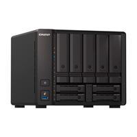 NAS QNAP TS-H973AX-8G/ 9 BAHIAS /5 DE 3,5 + 4 DE 2,5/NUCLEO CUADRUPLE 2.2GHZ/8GB DDR4 SODIMM HASTA 64GB/2 PTO 2,5 GBE/1 PTO 10 GBE /USB 3.2 X3/ HOTSWAP/ NO INCLUYE DISCOS/ AMD  TS-H973AX-8G-US