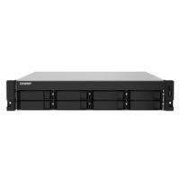 NAS QNAP TS-832PXU-4G/ 8 BAHIAS SATA HDD 3,5/RACK 2U/NUCLEO CUADRUPLE 1.7GHZ/4GB DDR4 UDIMM AMPLIABLE A 16GB/2 PTO 2,5 GBE /2 PTO 10 GBE/ USB 3.2 X4/ HOTSWAP/ NO INCLUYE DISCOS/ HASTA 144TB TS-832PXU-4G-US