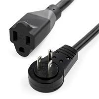 CABLE DE 3M DE EXTENSIóN DE ALIMENTACIóN - CABLE EXTENSOR DE CORRIENTE ROTATIVO PLANO DE 360° - NEMA 5-15P A NEMA 5-15R, 16 AWG, 125V/15A - NEGRO - 3 PUNTAS - UL - STARTECH.COM MOD. RTPAC10110 RTPAC10110