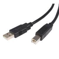CABLE USB 2.0 CERTIFICADO DE 1.8 METROS PARA IMPRESORA - 1X USB A MACHO - 1X USB B MACHO - NEGRO - STARTECH.COM MOD. USB2HAB6 USB2HAB6