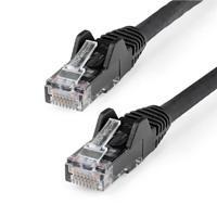 CABLE ETHERNET CAT 6 DE 50 CM - LSZH - CABLE DE RED PATCH CAT6 UTP RJ45 POE DE 100W 10 GBE SIN ENGANCHES NEGRO, ETL - STARTECH.COM MOD. N6LPATCH50CMBK N6LPATCH50CMBK