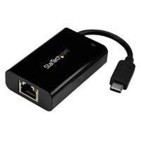 ADAPTADOR CONVERTIDOR USB C A ETHERNET GIGABIT CON PD 2.0 - ADAPTADOR DE RED NIC 1GB LAN RJ45 USB TIPO C USB 3.1 CON PD - STARTECH.COM MOD. US1GC30PD US1GC30PD