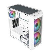 GABINETE COOLER MASTER MASTERBOX HAF 500/BLANCO/MIDI TOWER/MICRO-ATX/VENTANA ARGB. H500-WGNN-S00