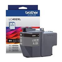 CARTUCHO DE TINTA BROTHER NEGRO LC402XLBK ALTO RENDIMIENTO HASTA 3,000 PAG LC402XLBK