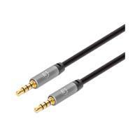 CABLE AUXILIAR DE AUDIO ESTEREO MANHATTAN / 3.5 MM, 1 M 355988