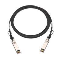 CABLE QNAP CAB-DAC30M-SFPP CABLE DE FIBRA ÓPTICA 3.0 METROS TWINAXIAL SFP+ 10GBE DAC NEGRO CAB-DAC30M-SFPP