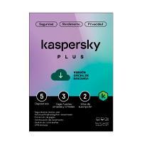 ESD KASPERSKY PLUS / 5 DISPOSITIVOS / 3 CUENTAS KPM / 2 AÑOS TMKS-472