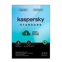 ESD KASPERSKY STANDARD / 3 DISPOSITIVOS / 1 AÑO TMKS-452