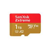 MEMORIA SANDISK EXTREME 1TB MICRO SDXC 190MB/S 4K CLASE 10 A2 V30 C/ADAPTADOR SDSQXAV-1T00-GN6MA