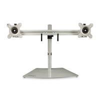 SOPORTE DE ESCRITORIO PARA 2 MONITORES - SOPORTE ERGONOMICO DE SOBREMESA PARA 2 MONITORES DE 24 CON MONTAJE VESA - CON MASTIL - PLATA - STARTECH.COM MOD. ARMDUOSS ARMDUOSS
