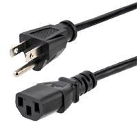 CABLE DE CORRIENTE DE 7.6M ESTANDAR DE ALIMENTACION DE COMPUTADORA, NEMA 5-15P A C13, 10A 125V, 18AWG, CABLE DE REPUESTO PARA IMPRESORA - STARTECH.COM MOD. PXT10125 PXT10125