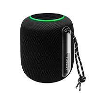 BOCINA ACTECK INALAMBRICA BLUETOOTH GLEE STYLE AP480 / ILUMINACION LED / BOTONES / BLUETOOTH / RADIO FM / USB / MICRO SD / AUXILIAR 3.5 MM / PLASTICO Y TELA / NEGRO / AC-935289 AC-935289