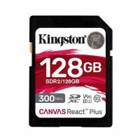 MEMORIA FLASH SD KINGSTON SDXC CANVAS REACT PLUS 128GB 300R UHS-II V90(SDR/128GB) SDR2/128GB