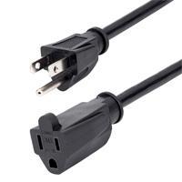 CABLE DE 2M DE EXTENSION DE ALIMENTACION - CABLE NEMA 5-15R A NEMA 5-15P - 13A 125V - 16AWG - STARTECH.COM - CABLE EXTENSOR DE ALIMENTACION PARA COMPUTADORA NEMA 5-15R A NEMA 5-15P - UL PAC1016