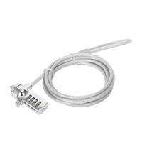 CANDADO LAPTOP /MANHATTAN/440448/COMBINACION 2.0M, 4 DIGITOS, PLATEADO 440448