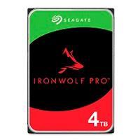 DISCO DURO INTERNO SEAGATE IRONWOLF PRO 4TB 3.5 ESCRITORIO SATA3 6GB/S 256MB 7200RPM 24X7 HOT-PLUG NAS 1-24 BAHIAS ST4000NT001