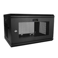 GABINETE RACK DE SERVIDORES 6U DE 19 PARA MONTAJE - CON PROFUNDIDAD AJUSTABLE DE 38CM/15 Y CIERRE DE SEGURIDAD - VENTILACION, ESTANTE Y CINTA DE GANCHO Y FELPA - ENSAMBLADO STARTECH.COM RK616WALM