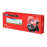 MEMORIA ADATA UDIMM DDR4 16GB PC4-25600 3200MHZ CL16 1.35V XPG SPECTRIX D50 RGB BLANCO CON DISIPADOR PC/GAMER/ALTO RENDIMIENTO (AX4U320016G16A-SW50) AX4U320016G16A-SW50
