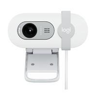 WEBCAM LOGITECH BRIO 100 BLANCO FHD 1080 A 30 FPS 58° RIGHTLIGHT 2, MICROFONO USB-A WIN/  MAC / CHROME 960-001615