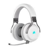 AUDIFONO CORSAIR VIRTUOSO RGB WIRELESS / INALMABRICO / RGB / COLOR BLANCO / (CA-9011186-NA) CA-9011186-NA